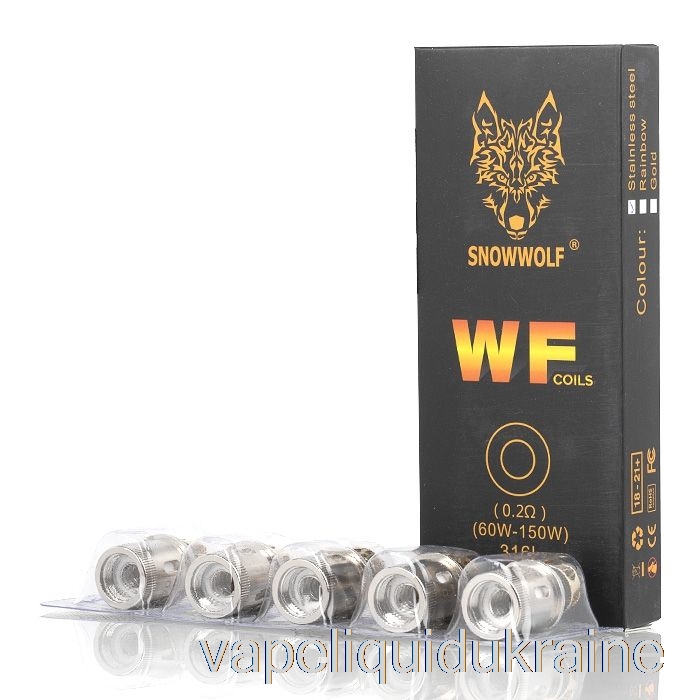 Vape Ukraine SnowWolf WOLF WF Replacement Coils 0.2ohm WF Coils (Stainless Steel)